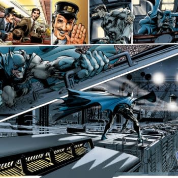 Two Big Colour Double Page Spreads From Neal Adams' Batman: Odyssey