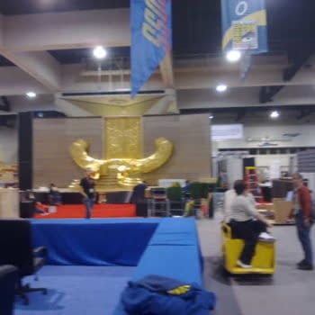 The Golden Throne Of Marvel's Comic Con Booth &#8211; And More (UPDATE)