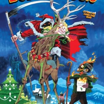 Kevin O'Neill's Christmas Cover To Alan Moore's Dodgem Logic #7