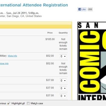 San Diego Comic Con Nearing Four Day Ticket Sell Out