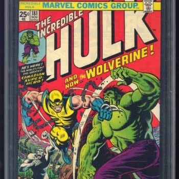 Best Copy Of First Appearance Of Wolverine In Incredible Hulk 181 Goes For $150,000