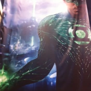 Green Lantern Movie Banner Thing At WonderCon