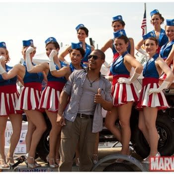 USO Girls From Captain America: The First Avenger Visit The USS Intrepid