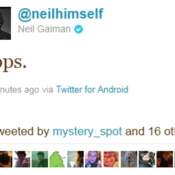 And Finally&#8230; Neil Gaiman Tweets His Phone And Room Numbers