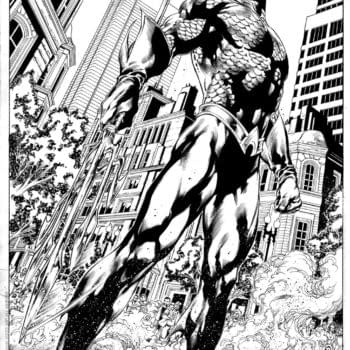 Check Out A Gorgeous Page Of Original Art From Geoff Johns And Ivan Reis' Aquaman #1