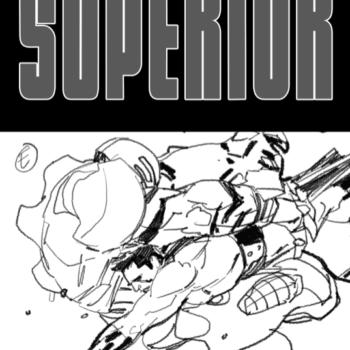 Leinil Yu's Superior #7 Cover – From Sketch To Inks (UPDATE) To Colour