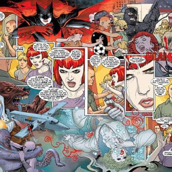 Two Double Page Spreads From Batwoman #1