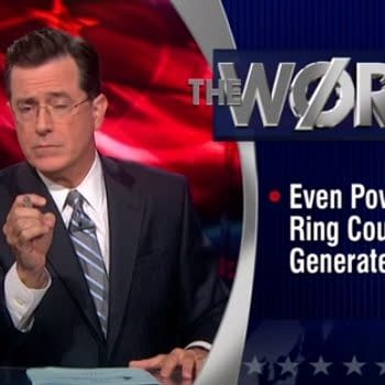Stephen Colbert Needles Green Lantern Movie In The Word