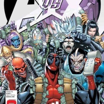 Deadpool Takes Bets On Avengers Vs X-Men On Hastings Variant Cover