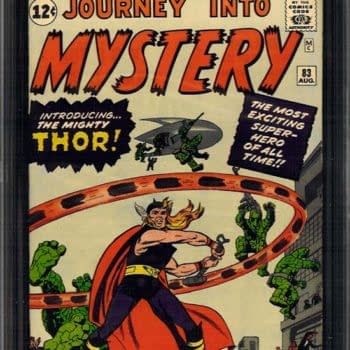 First Appearance Of Thor In Journey Into Mystery #83 Hits Record $222,200