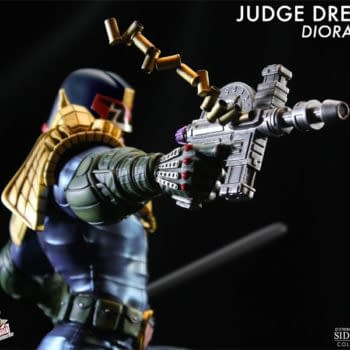 Simon Bisley's Judge Dredd Statue Would Look Good In Any Office Cubicle