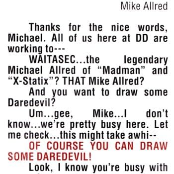 Will Mike Allred Draw Daredevil?