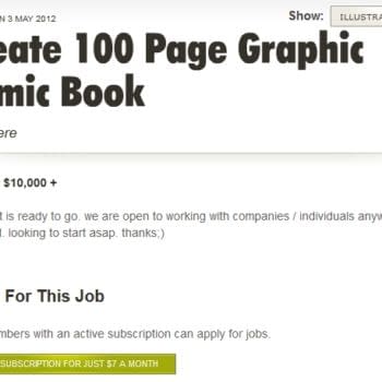 Could You Create A 100 Page Graphic Novel For $10,000?