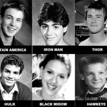 An Avengers Yearbook Photo