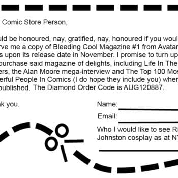 A Cut Out Coupon For Bleeding Cool Magazine #1