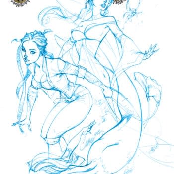 Win Yourself One Of Only Twenty-Five "Sea Blue" J Scott Campbell Covers For Damsels #1