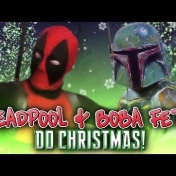 Deadpool And Boba Fett Have A Very London Christmas