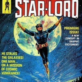 Star-Lord first appearance in Marvel Preview 4
