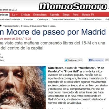 No, Spain, Alan Moore Is Not In Madrid