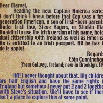 Could Steve Rogers Be&#8230; Captain Ireland?