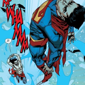Superman Gets Hit So Hard It Knocks The Pants On Him
