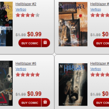 DC Puts All Three Hundred Copies Of Hellblazer On ComiXology For 99 Cents Each. First Issue Free.