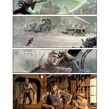 Artwork From The Dark Horse Comic Adaptation Of George Lucas' "The Star Wars"