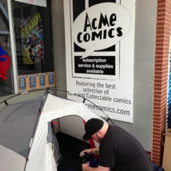 The First In Line For Free Comic Book Day