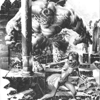 Have You Seen This Missing Mike Deodato Hulk Vs Wonder Woman Art? (UPDATE)