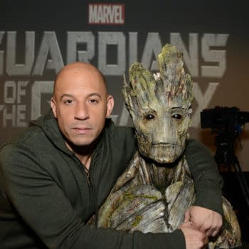 Meanwhile, In The UK: Vin Diesel Wears Stilts And An "I Am Groot" T-Shirt To The Guardians Of The Galaxy Premiere