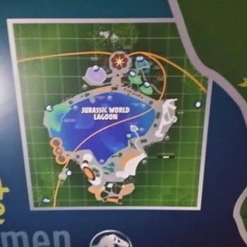 Maps Of The Theme Park At The Heart Of Jurassic World