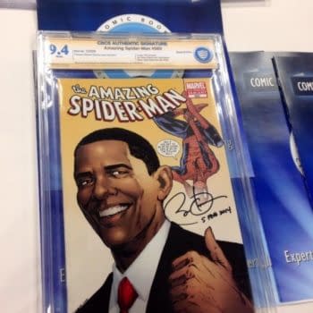 CBCS Verifies And Slabs Barack Obama Signed Comic Book