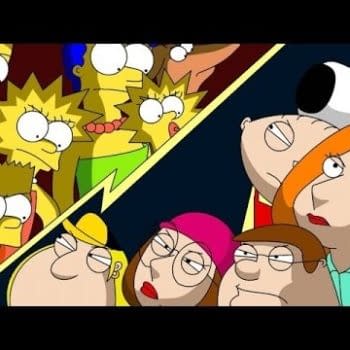 The Simpsons / Family Guy Crossover Preview From Comic Con