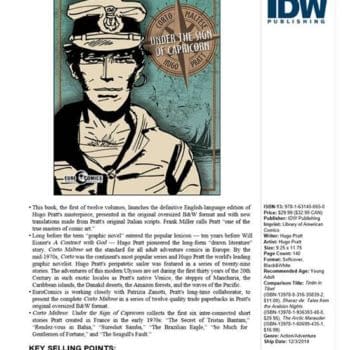 IDW To Publish Hugo Pratt's Complete Corto Maltese, Newly Translated &#8211; And A New Line Of Euro Comics?