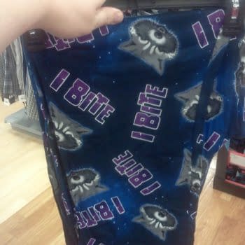 Rocket Raccoon 'I Bite' Pants Sighted In Wilds Of Midwest