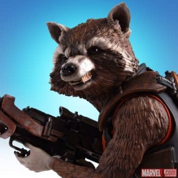 SDCC Exclusive Rocket Raccoon Mini-Bust From Gentle Giant