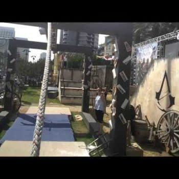 Assassin's Creed Experience Parkour Course At San Diego Comic Con Through Google Glass