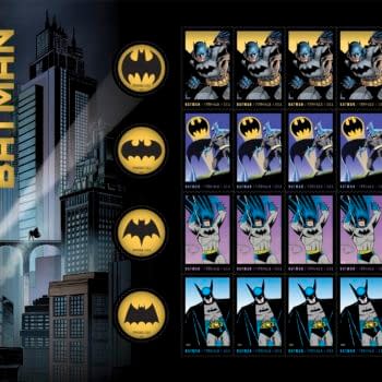 Batman Stamps Make Their Debut At New York Comic Con