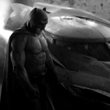 The Batmobile Seen On The Set Of Batman V Superman: Dawn Of Justice