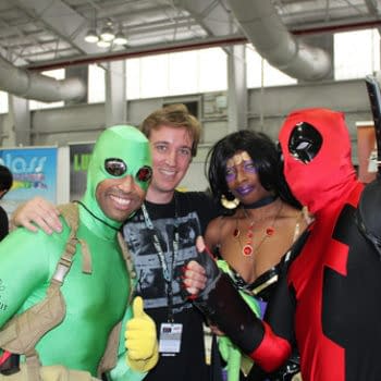 A Very Deadpool Proposal Of Marriage Witnessed By Reilly Brown At New York Comic Con