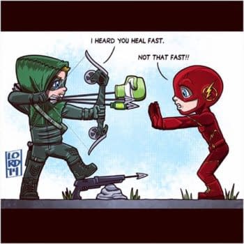 Arrow And Flash Meet Lord Mesa