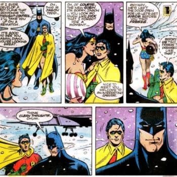 The Lesson Batman Taught Both His Robins After Receiving A Kiss&#8230;