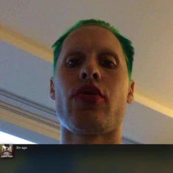 Jared Leto Shows Us His Joker Face