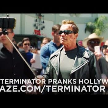 Arnold Schwarzenegger Pranks Fans As Wax Terminator