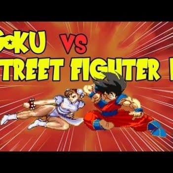Goku Takes On The Street Fighter II Cast!