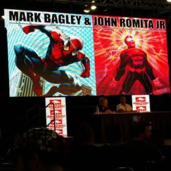 Mark Bagley Assures John Romita Jr That He Has Never Met His Wife &#8211; Amazing Houston Comic Con