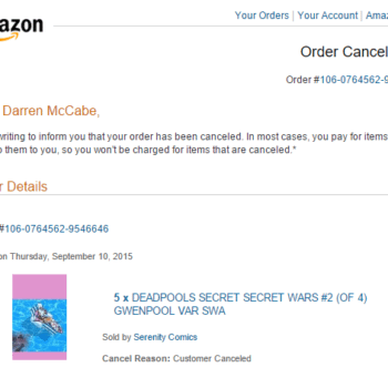 What Does An Amazon Marketplace Seller Do When Gwenpool Goes Up In Price?