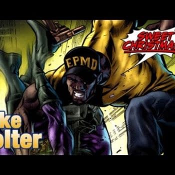 Mike Colter Says 'Sweet Christmas' Luke Cage Style (AUDIO)
