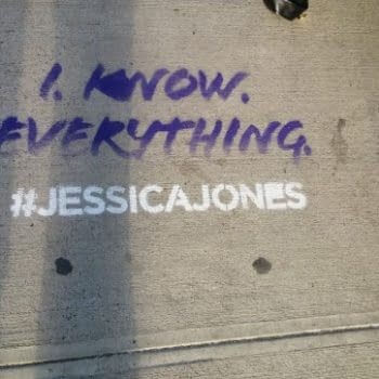 #JessicaJones Graffiti On The Streets Of New York&#8230;