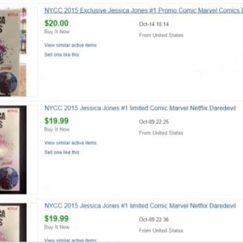 Retailers To Get The Jessica Jones Netflix Comic For Free. One Copy.